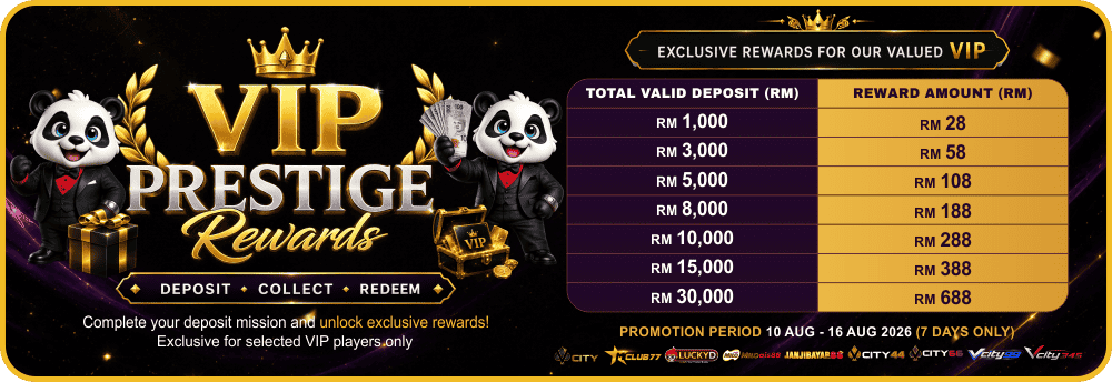 VIP PRESTIGE REWARDS
